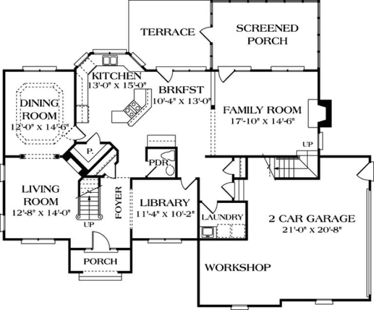 House Plan House Plan #12665 Drawing 1