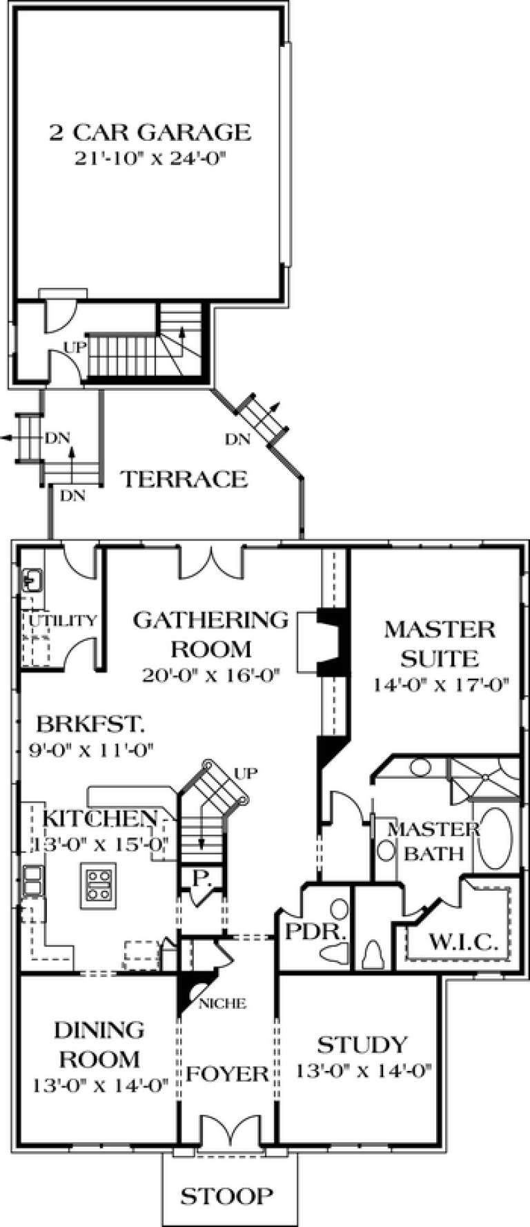 House Plan House Plan #12684 Drawing 1