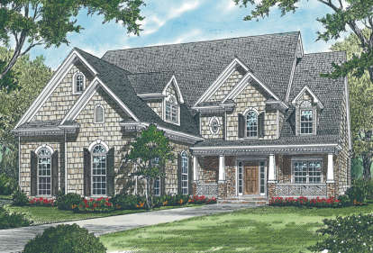 Craftsman House Plan #3323-00219 Elevation Photo