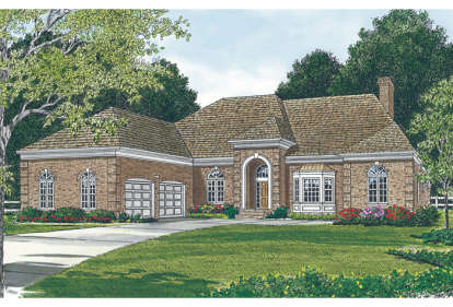 Traditional House Plan #3323-00318 Elevation Photo