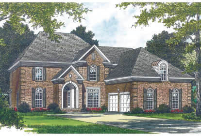 Traditional House Plan #3323-00347 Elevation Photo