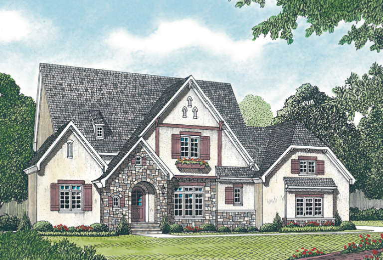 House Plan House Plan #12820 Front Elevation