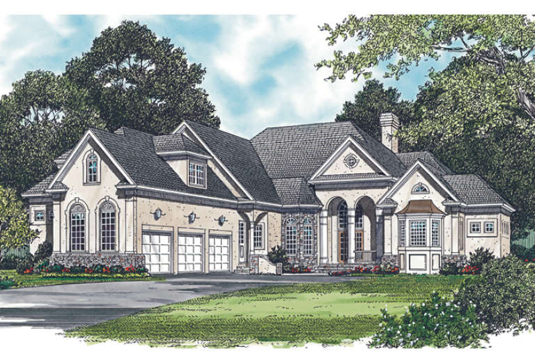 House Plan House Plan #12829 Front Elevation