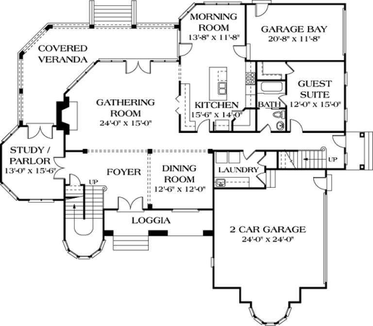 House Plan House Plan #12846 Drawing 1
