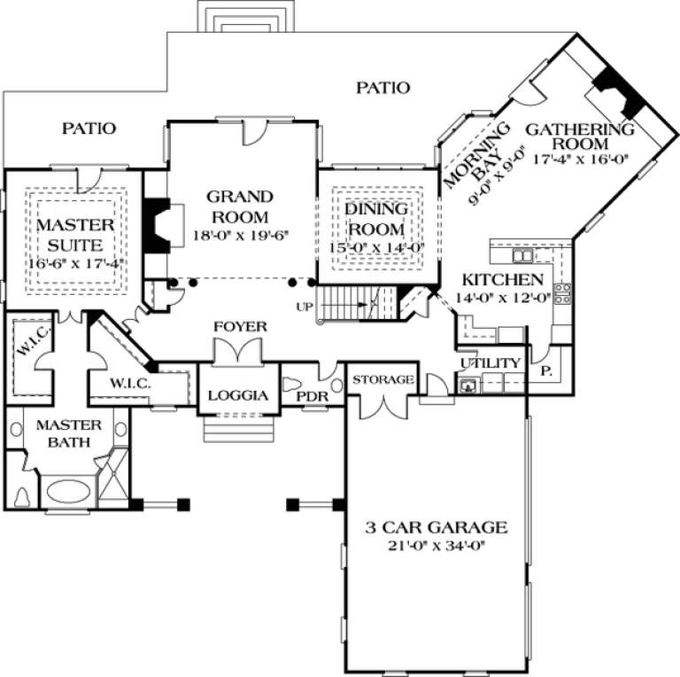 House Plan House Plan #12849 Drawing 1