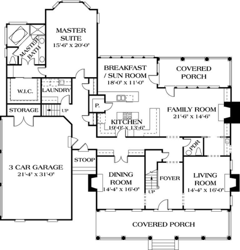 House Plan House Plan #12868 Drawing 1