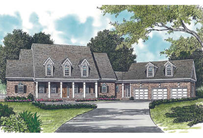 Country House Plan #3323-00400 Elevation Photo