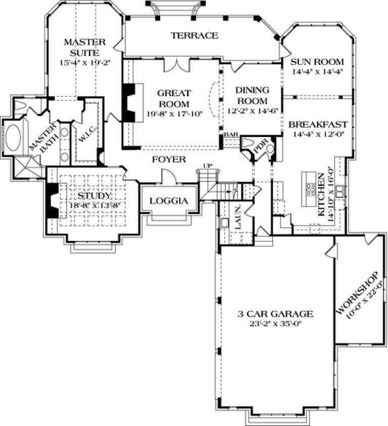 House Plan House Plan #12904 Drawing 1