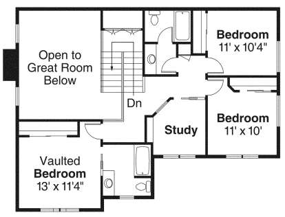 Floorplan 2 for House Plan #035-00479