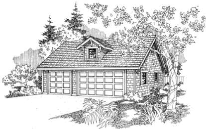 Craftsman House Plan #035-00522 Elevation Photo
