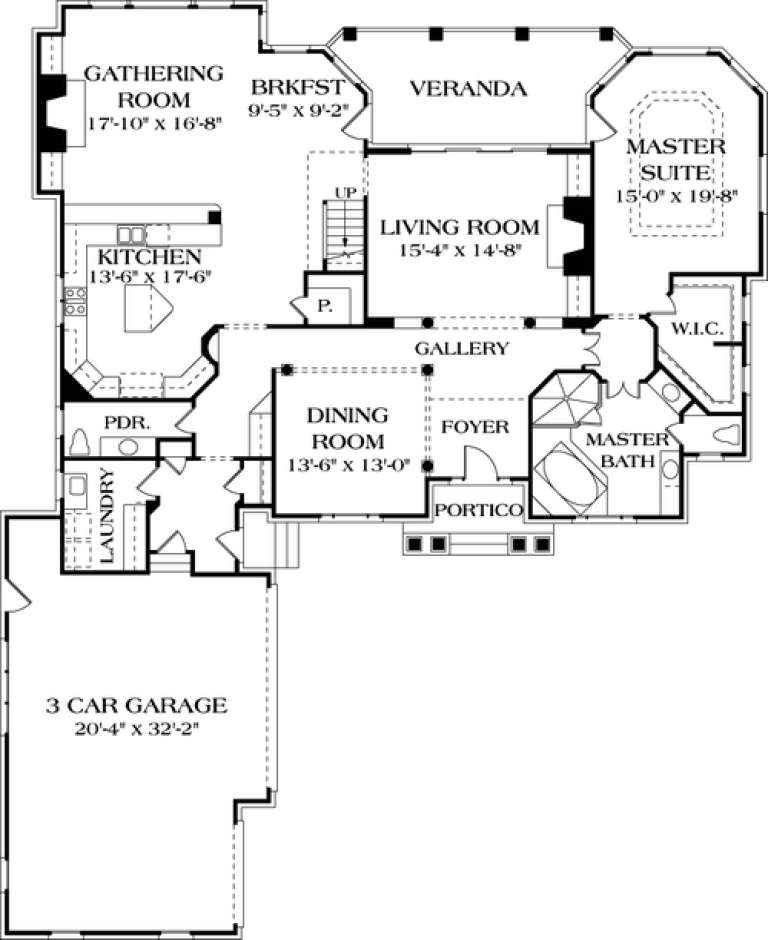 House Plan House Plan #13010 Drawing 1