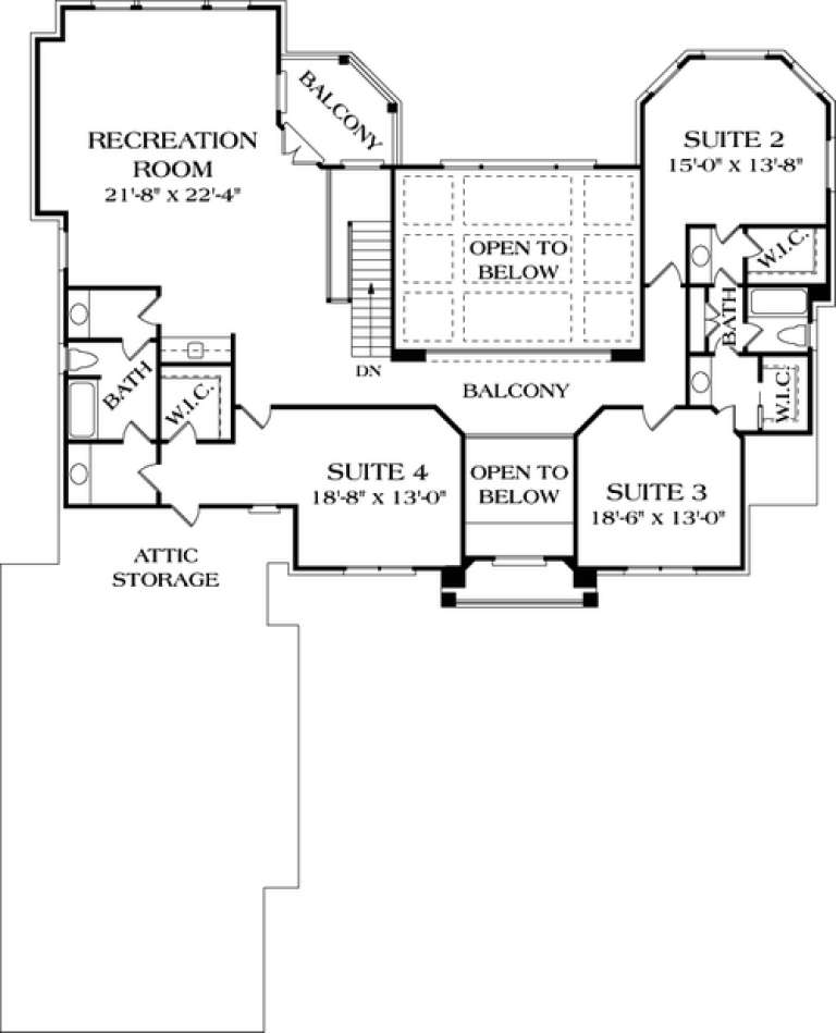 House Plan House Plan #13010 Drawing 2