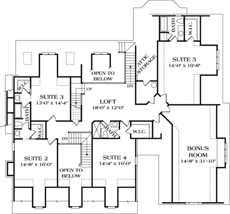 House Plan House Plan #13060 Drawing 2