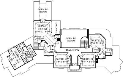 Floorplan 2 for House Plan #3323-00507