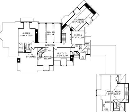 Floorplan 2 for House Plan #3323-00508