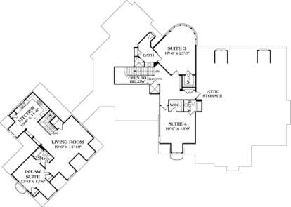 Floorplan 2 for House Plan #3323-00511