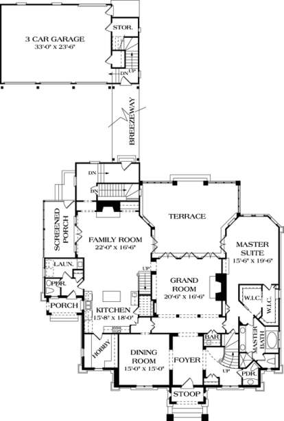 Floorplan 2 for House Plan #3323-00512