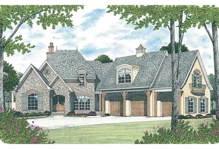 House Plan House Plan #13076 Front Elevation