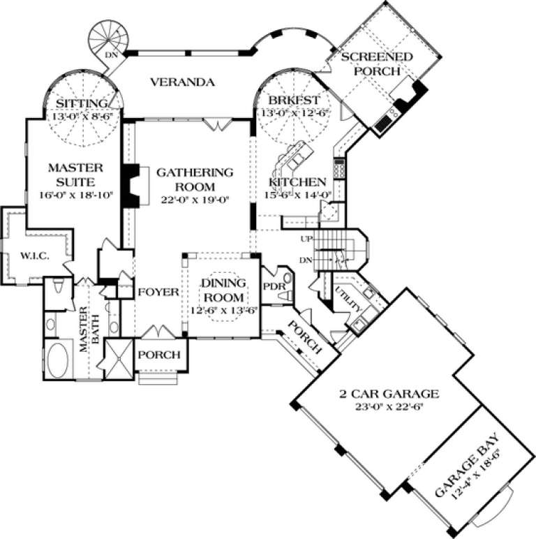 House Plan House Plan #13076 Drawing 2
