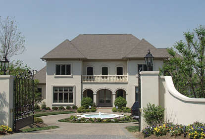 Luxury House Plan #3323-00526 Elevation Photo