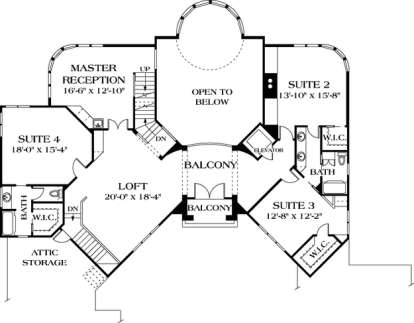Floorplan 3 for House Plan #3323-00533