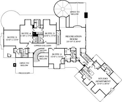Floorplan 3 for House Plan #3323-00541