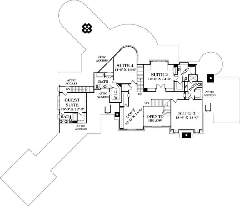 House Plan House Plan #13098 Drawing 3
