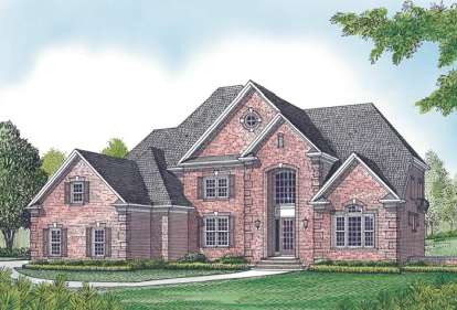 Traditional House Plan #3323-00551 Elevation Photo