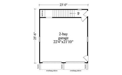 Floorplan 1 for House Plan #957-00040