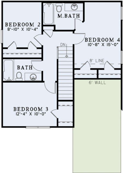 Floorplan 2 for House Plan #110-00870