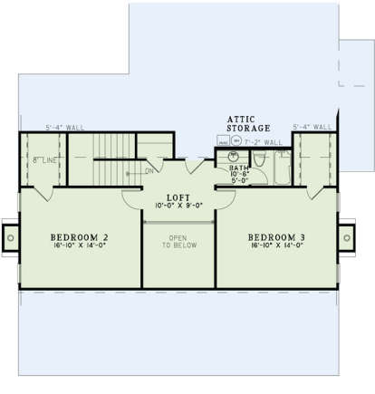 Floorplan 2 for House Plan #110-00875