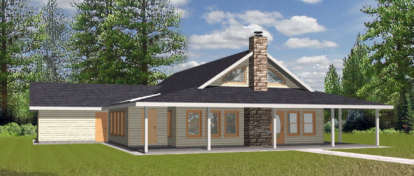 Country House Plan #039-00085 Elevation Photo