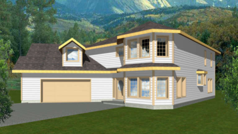 House Plan House Plan #1341 Front Elevation