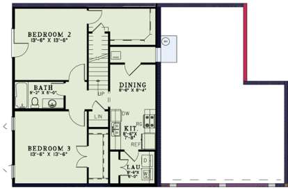 Floorplan 1 for House Plan #110-00878