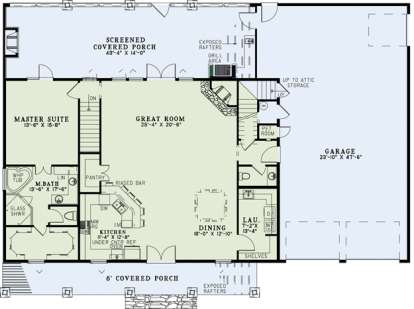 Floorplan 2 for House Plan #110-00878