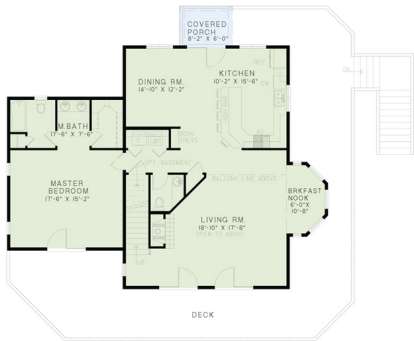 Floorplan 1 for House Plan #110-00892