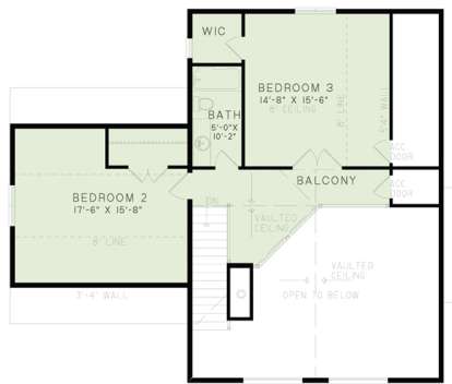 Floorplan 2 for House Plan #110-00892