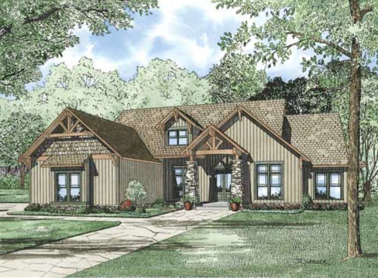 House Plan House Plan #13477 Front Elevation