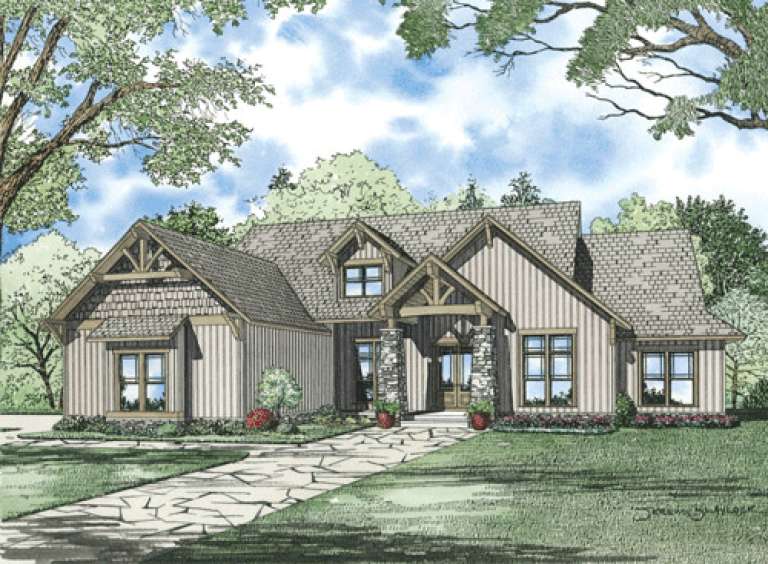 House Plan House Plan #13478 Front Elevation