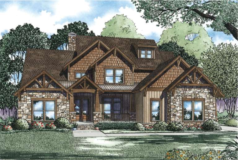 House Plan House Plan #13480 Front Elevation