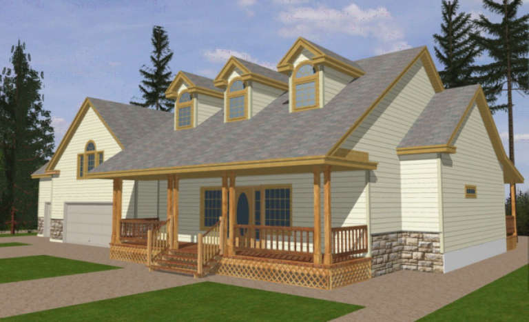 House Plan House Plan #1352 Front Elevation