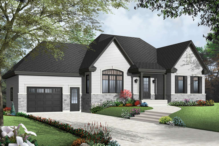 House Plan House Plan #13607 Front Elevation 