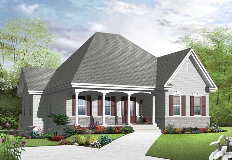 House Plan House Plan #13610 Front Elevation