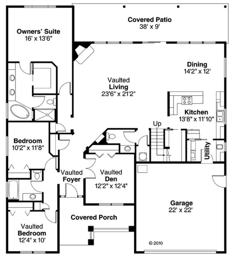 House Plan House Plan #13623 Drawing 1