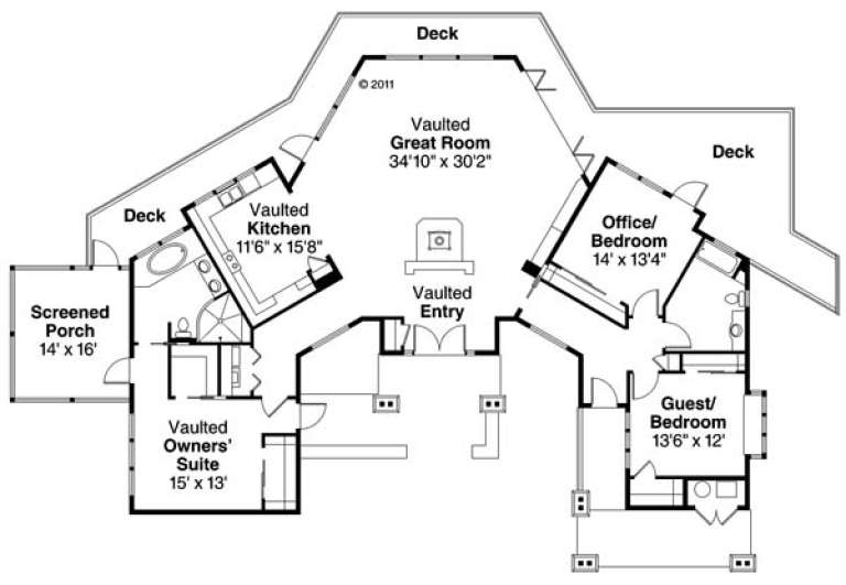House Plan House Plan #13631 Drawing 1