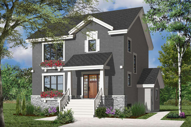 House Plan House Plan #13634 Front Elevation 