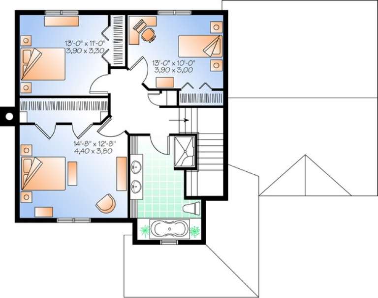House Plan House Plan #13636 Drawing 2