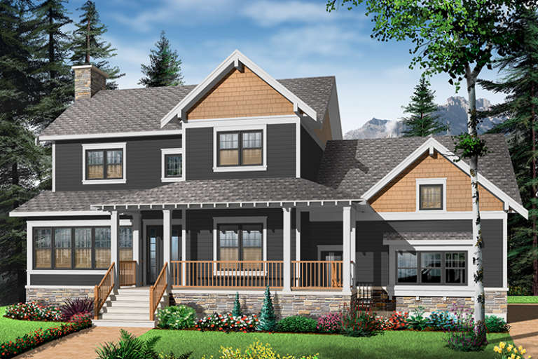 House Plan House Plan #13638 Front Elevation