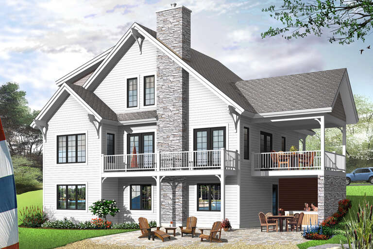 House Plan House Plan #13641 Front Elevation 