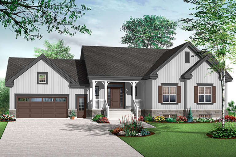 House Plan House Plan #13646 Front Elevation